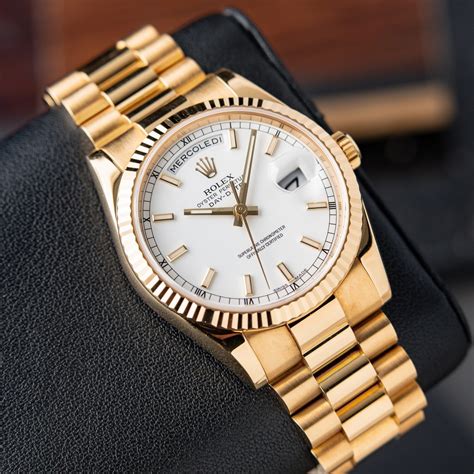 rolex day date 36 occasion|rolex day date president 36mm.